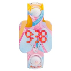 Часы наручные электронные, детские, "Принцесса", ремешок pop-it, l-25.4 см