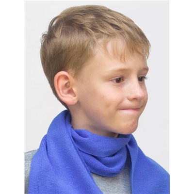 Шарф для мальчика Лиса (Цвет светло-синий),  Один размер