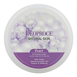Deoproce Крем для лица и тела с экстрактом жемчуга / Natural Skin Pearl Nourishing Cream, 100 мл