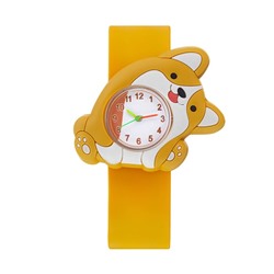 Часы наручные детские "Корги", ремешок силикон
