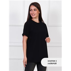 Женская футболка Классика Черная Ф-41