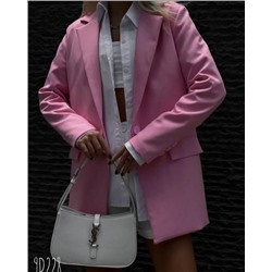 Пиджак на подкладке розовый IZD28