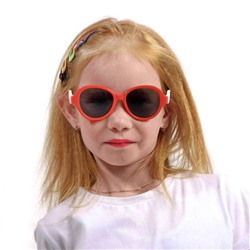 Очки солнцезащитные детские поляризационные, TR90, линза 5 х 6 см, ширина 14 см, дужки 13 см   76612