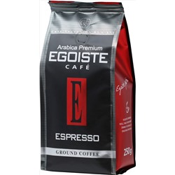 EGOISTE. Espresso (молотый) 250 гр. мягкая упаковка