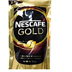 Кофе Nescafe Gold 130г растворимый в пакете