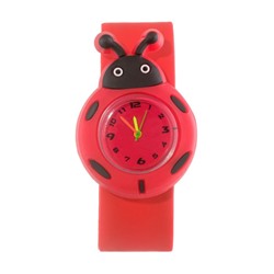 Часы наручные детские "Божья коровка", d-4 см, LR66 (AG4, 377)