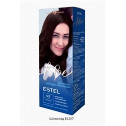 ESTEL LOVE Стойкая крем-краска для волос тон 5/7 Шоколад 50 мл