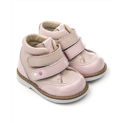Ботинки детские 24018 кожа, ФИАЛКА розовый