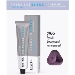 ESTEL PRINCESS ESSEX коллекция CHROME Крем-краска 7/66 Русый фиолетовый интенсивный(60 мл)