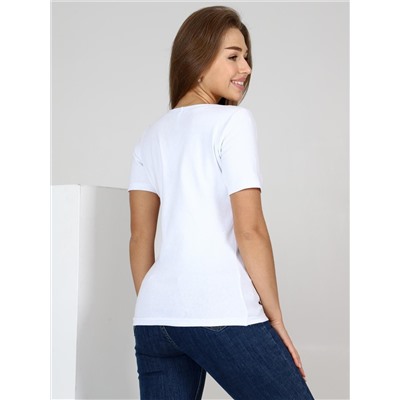 Женская футболка Арахис Белая