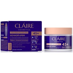 CLAIRE Cosmetics. Collagen Active Pro. 45+ Ночной крем 50 мл