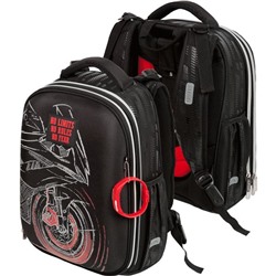 Рюкзак ученический deVENTE Choice. Moto, 38*28*16 см, 1000 г, 17 л., 2 отд., ж/корпус, эрг. спинка