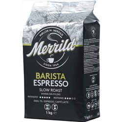 Merrild. Barista Espresso (зерновой) 1 кг. мягкая упаковка
