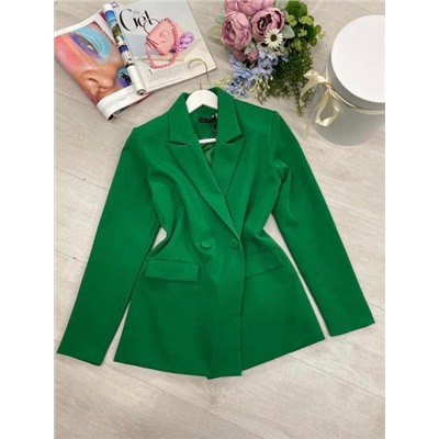Пиджак на подкладке Барби зеленый BEK_Новая цена