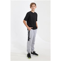 Детские брюки для мальчика Кент-1.2 / Серый меланж