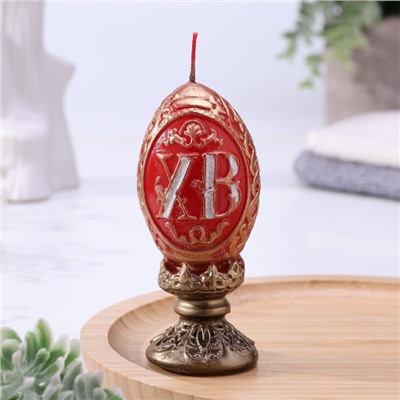 Декоративная свеча «Пасхальное яйцо резное»