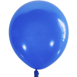 Шары воздушные однотонные ПАСТЕЛЬ Темно-синий, D30 см (100 шт.)