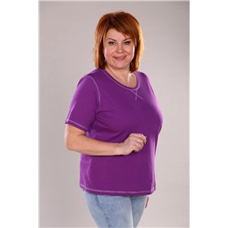 Женская футболка Баркарола Фиолетовая