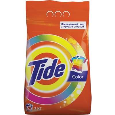 Порошок стиральный автомат Tide (Тайд) Color, 3 кг