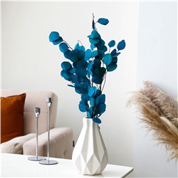 Сухоцвет персикого дерева, 50 г, длина — 70 см, цвет голубой No brand