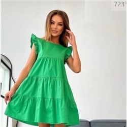 Платье крылышки зеленое RX