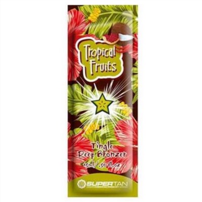 SuperTan Крем для загара тропические фрукты с тингл-эффектом / Tropical Fruits, 15 мл