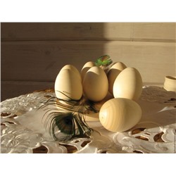 Деревянное яйцо заготовка для росписи (пасха)