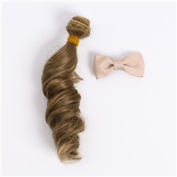 Волосы - тресс для кукол «Амбре локоны», длина волос: 25 см, ширина: 150 см